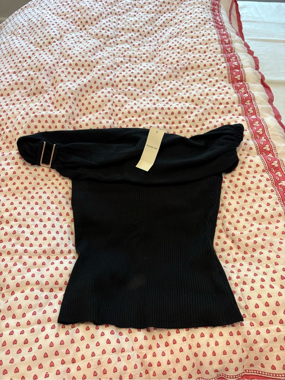 Abercrombie & Fitch One Shoulder Top
